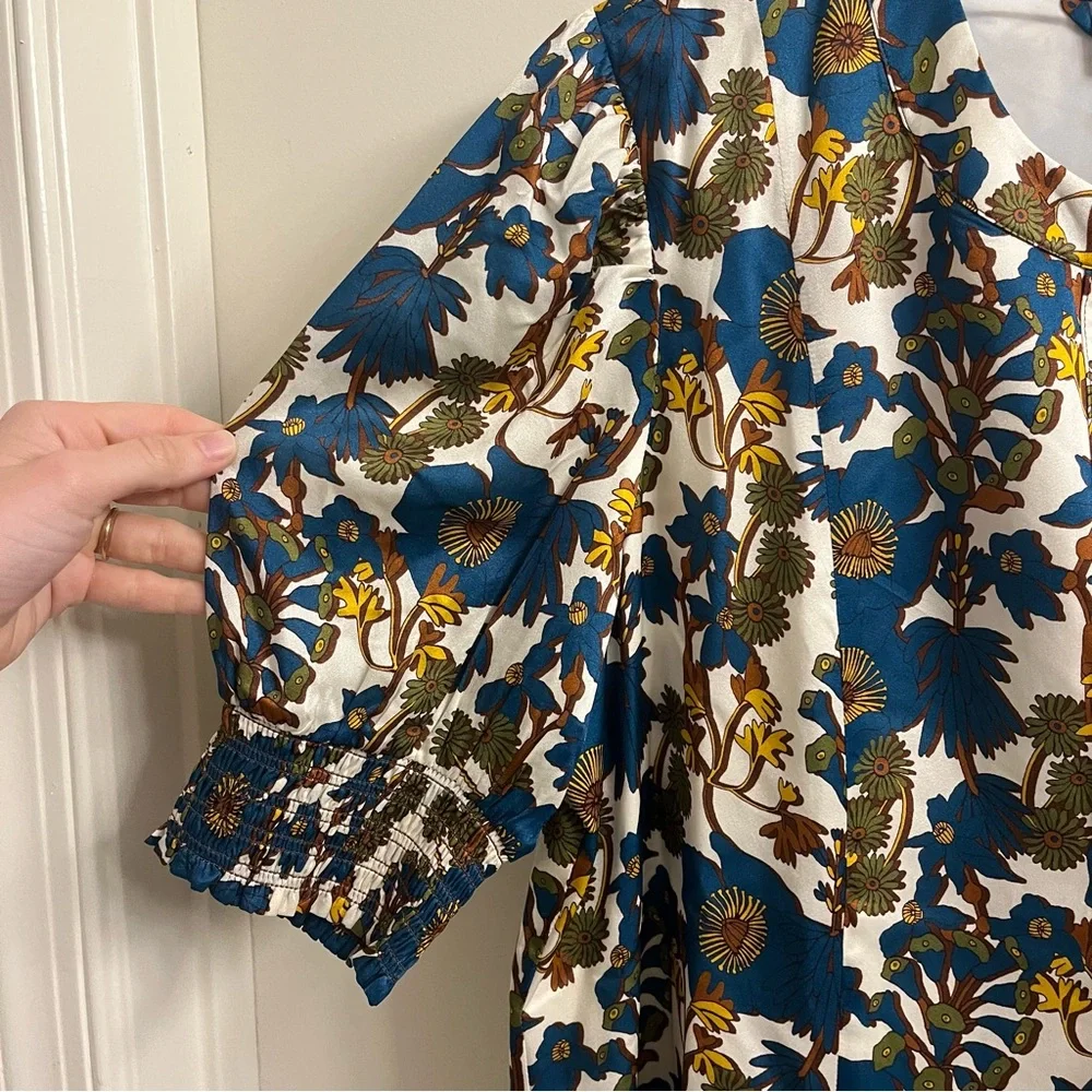 Floral Print Mini Dress - Picture 5 of 12